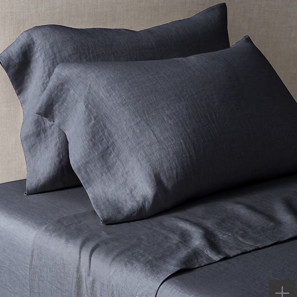 Restoration Hardware Italian Heritage 100% Linen Pillowcases